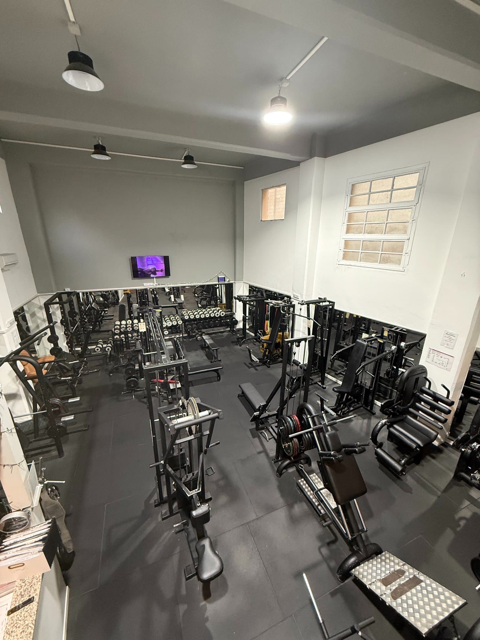 Palestra vista dall'alto